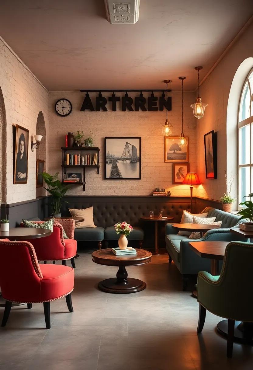 Retro French⁤ Bistro: Evoke the charm of a parisian café with bistro-style ⁤seating, muted colors, and ‍authentic vintage decor that tells a story