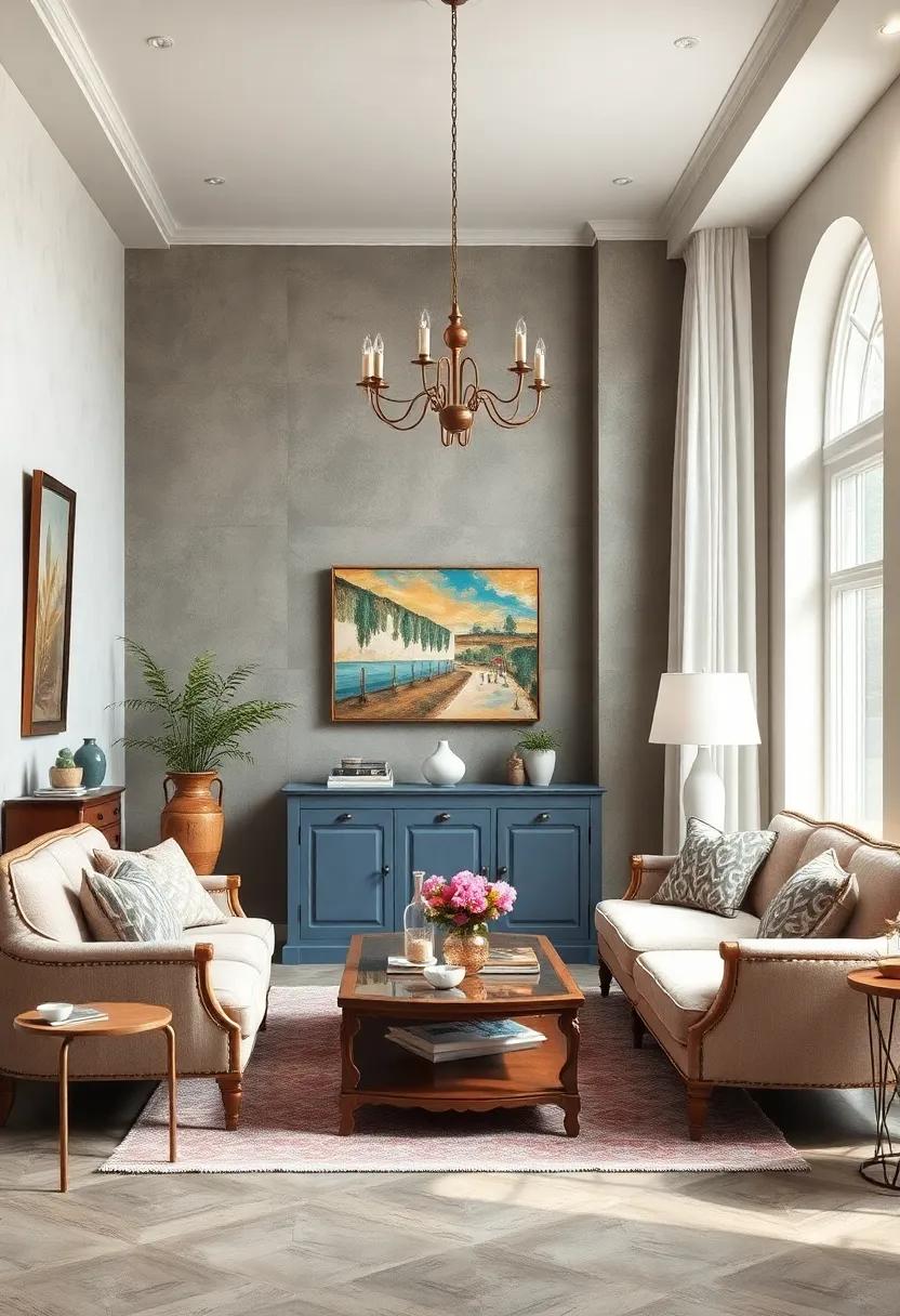 Shabby ​chic: find‍ beauty in imperfection with‍ vintage furniture that showcases a weathered charm, complete with pastel colors and ⁤lace accents