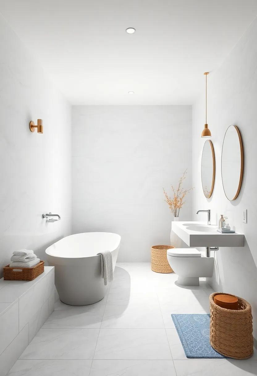 The Tranquil Essence of Coastal Color palettes in Bathrooms