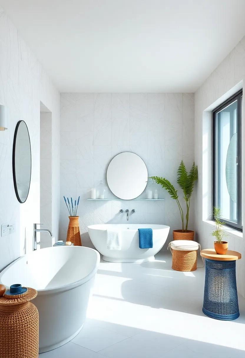 White and Blue Color Gradients: Designing a Relaxing Retreat