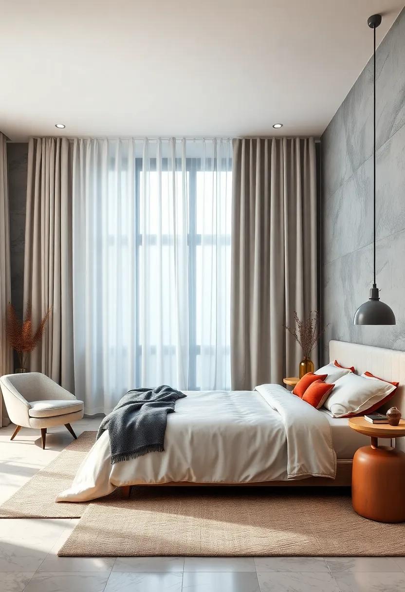 27 Stylish Ways to Enhance Your Minimalist Bedroom with Elegant, Simple Curtains