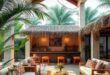 25 Tropical Outdoor Spaces Featuring Stunning Tiki Bars for Ultimate Relaxation
