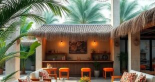 25 Tropical Outdoor Spaces Featuring Stunning Tiki Bars for Ultimate Relaxation