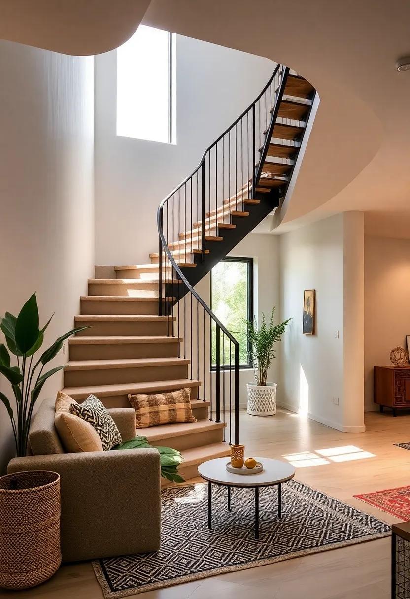 23 Ingenious Small Staircases Featuring Foldable Handrails for Space-Saving Solutions