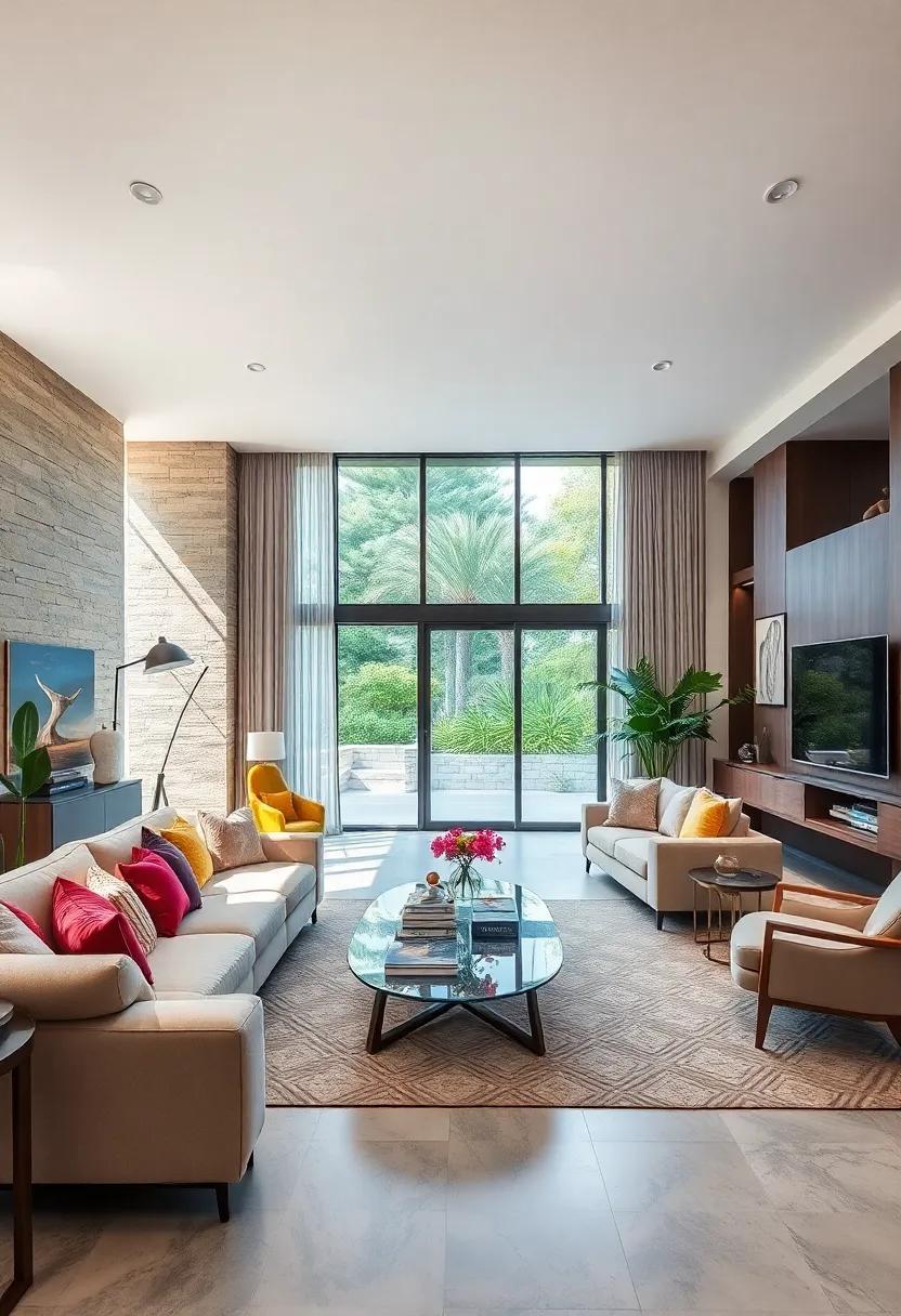 25 Inspiring Ideas for Open Concept Living Rooms with Modern Furniture