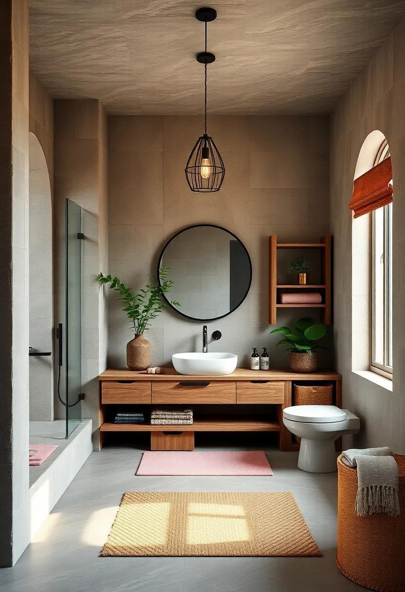 29 Inspiring Elements for a Chic Rustic Eclectic Bathroom Design Makeover