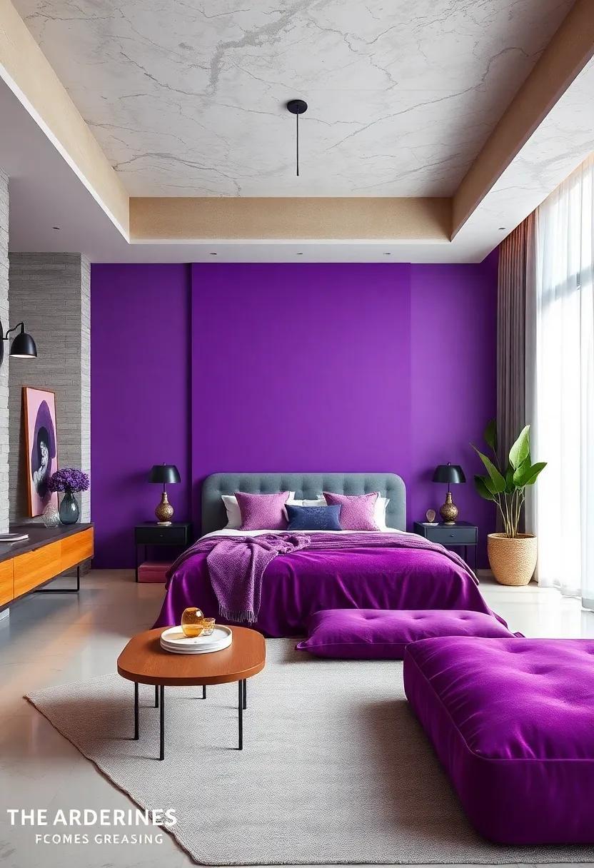 25 Stunning Bedroom Color Combinations with Purple to Inspire Your Space