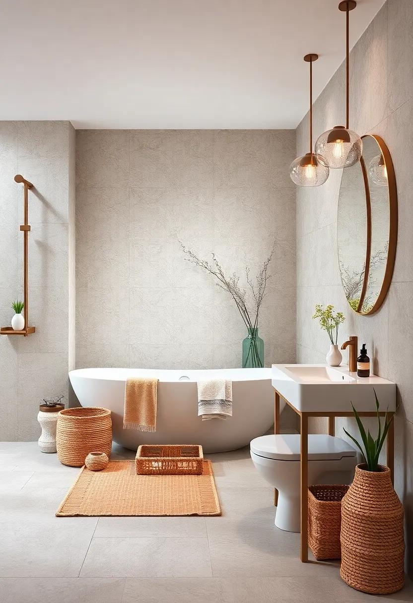 Customized Storage: Use personalized baskets or bins to organize your ⁤bathroom essentials while maintaining a tidy aesthetic