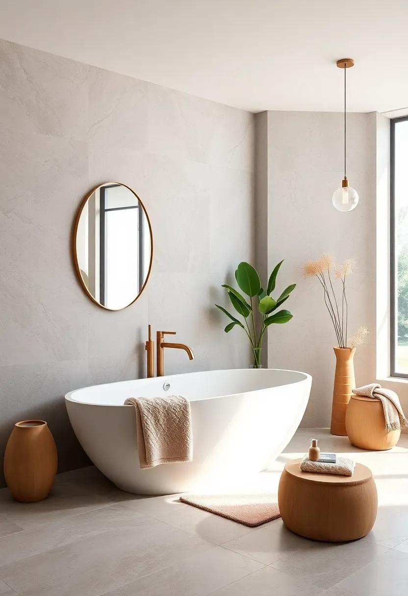 Soothing Bath Accessories: Choose bath accessories in calming colors and⁤ textures‌ to create a cohesive and relaxing atmosphere