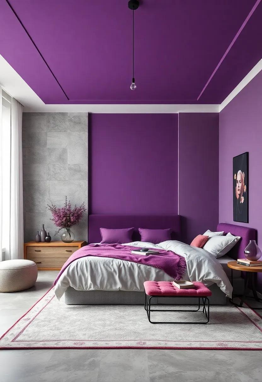 Pale Gray and Deep Purple: A sophisticated ⁢palette that mixes ‍subtlety‌ with boldness, perfect ⁣for modern minimalist aesthetics