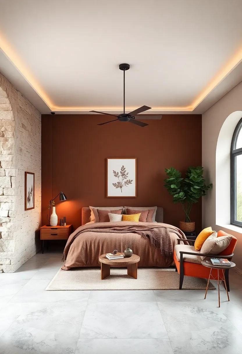 Rich Cocoa: Luxuriate in warmth with a rich cocoa shade, perfect for creating an inviting sanctuary that wraps you in comfort