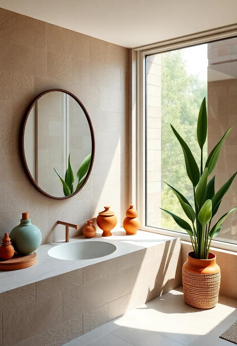 Showcase ​handmade terracotta sculptures on the windowsill for​ a whimsical‍ touch ​that‍ sparks conversation