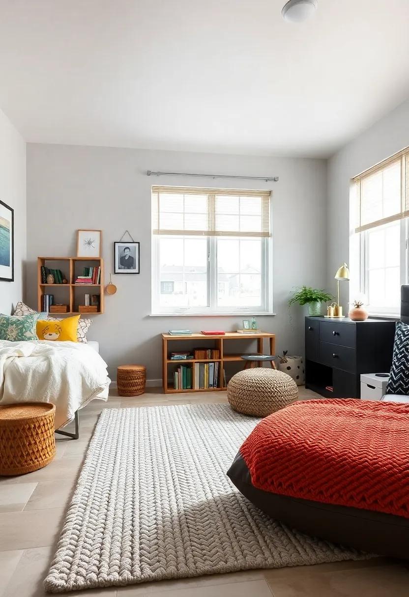 cozy Knit Rug: A soft knit texture adds warmth and⁤ enhances⁣ any space,perfect for chilly days when⁣ a little extra comfort is⁢ needed