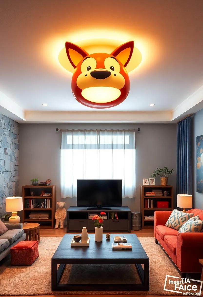 Cartoon Character Ceiling Fixtures: Turn his favorite ​characters into illuminating friends, ​adding⁢ a personalized touch that makes the room uniquely his