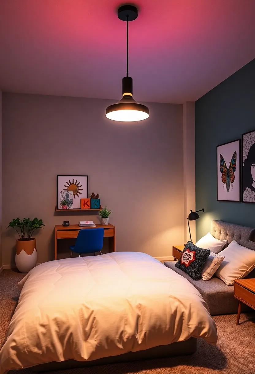 Color-Changing Smart Bulbs: Transform the atmosphere with bulbs that shift colors; perfect for movie nights, sleepovers, or any mood he desires