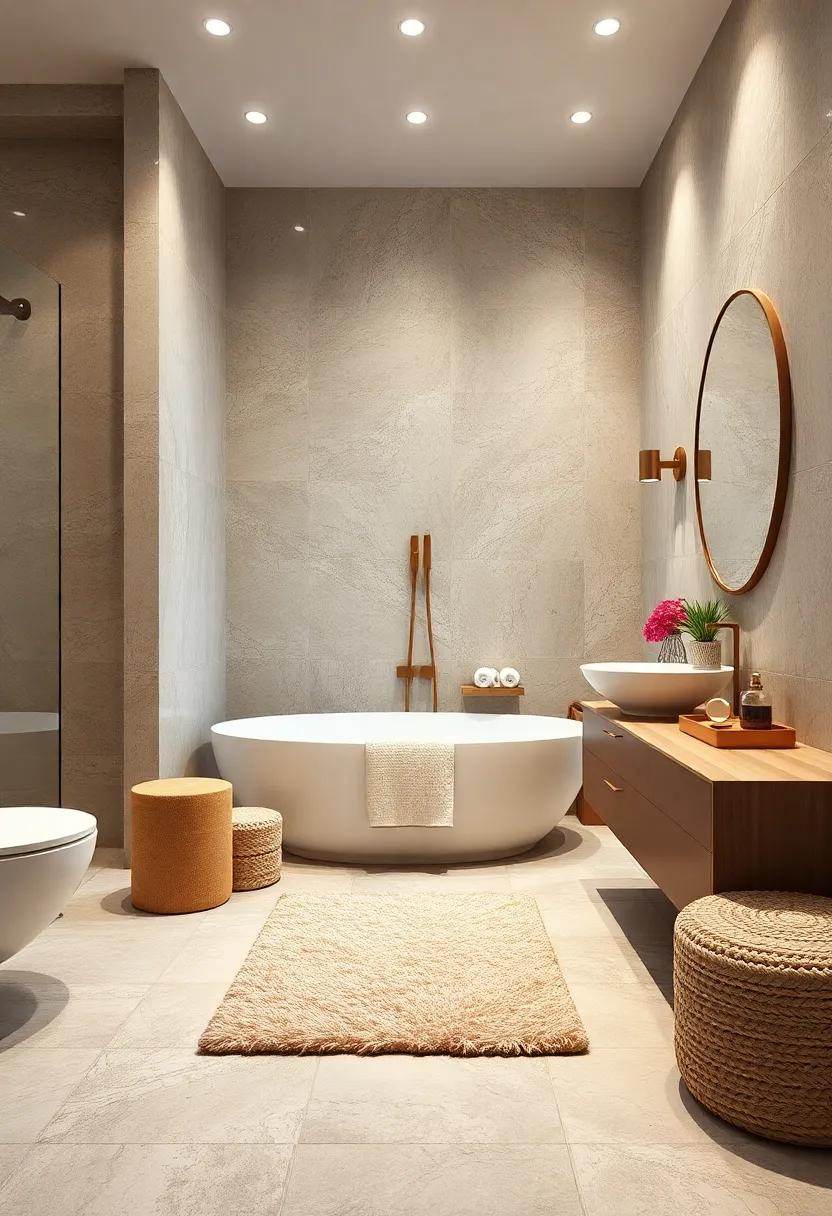 Cozy up with a Bath Mat: A​ plush bath⁣ mat not only feels great on bare feet but also adds a cozy element to the space. Choose soft textures to enhance comfort