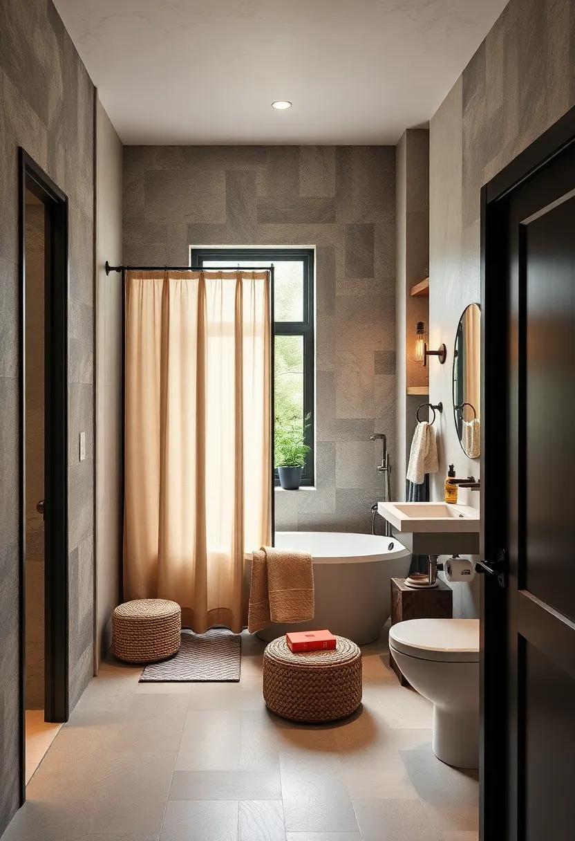 Transform ‍with a Parlor‌ Screen: Consider adding a decorative folding screen to section off the bathroom or create ‍a cozy nook, lending an air of elegance and interest