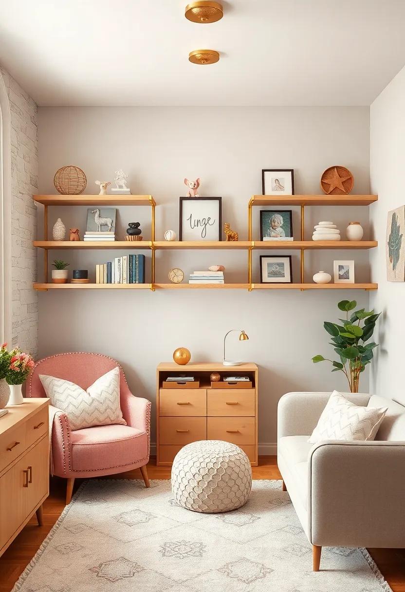 Artful ​Wall Shelves: Install artfully arranged shelves to display toys, books, ⁢and decorative​ pieces without cluttering‌ the space