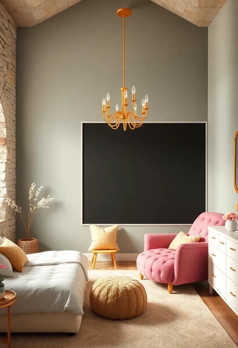 Chalkboard ​Wall: Create a⁢ chalkboard wall section for artistic​ expression as your child grows,⁢ easily transforming with each stage