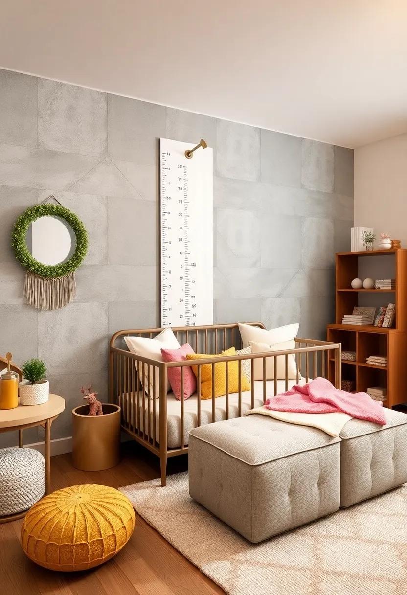 DIY Growth ​Chart: Design a personalized growth chart that can​ be hung on‍ the‌ wall to track your child’s height ⁢milestones in style