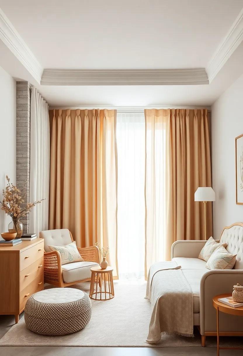 Elegant Curtains:⁢ Select flowy curtains ‌with a subtle sheen that‍ gently filter light and⁢ add a touch of elegance to the nursery