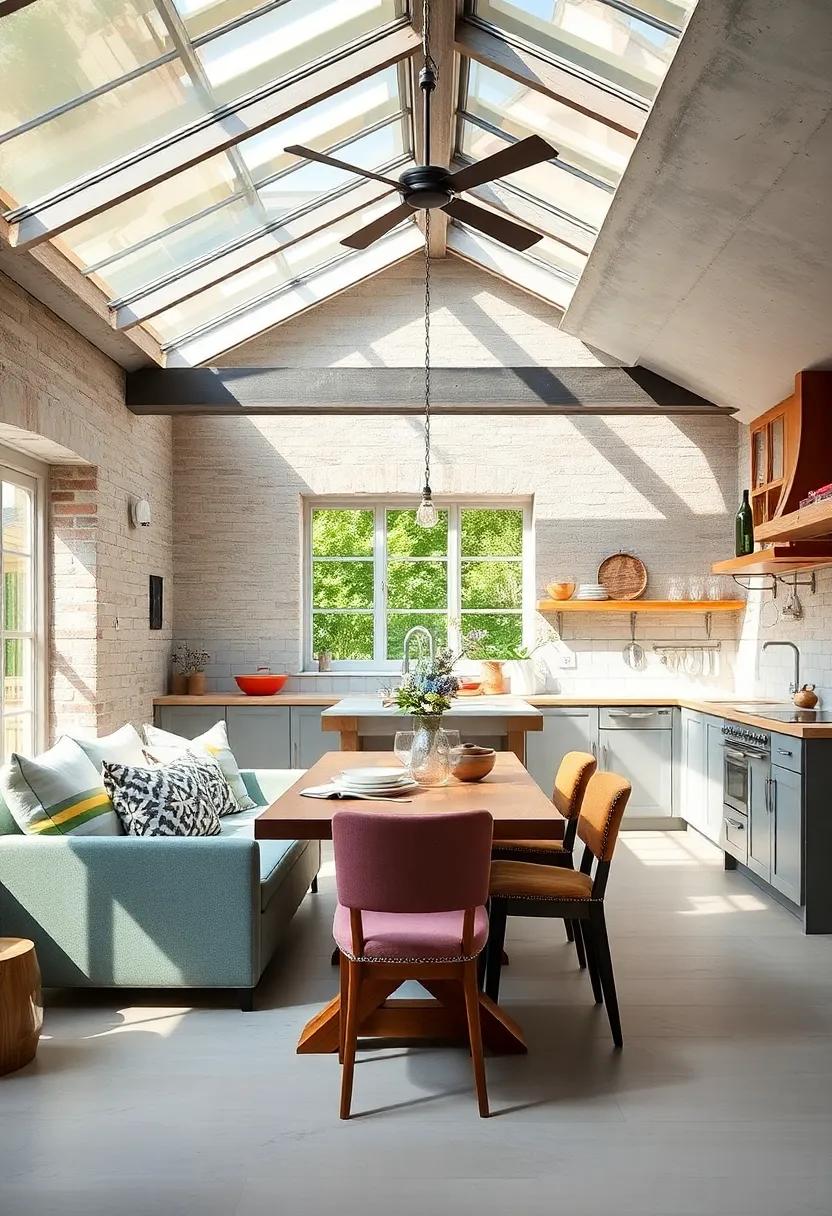 Embrace Natural ⁢Light: Install oversized⁢ windows or a⁤ skylight to flood ⁤your cottage ⁣kitchen extension ‌with sunlight,creating a‍ warm and​ inviting atmosphere for cooking and dining