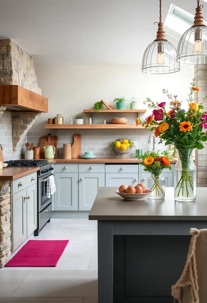 Farm-fresh ⁤Touches: Decorate⁢ your kitchen with seasonal fruits or flowers in vintage‍ vases, showcasing the connection⁤ to⁤ nature⁤ and ⁤fresh cooking