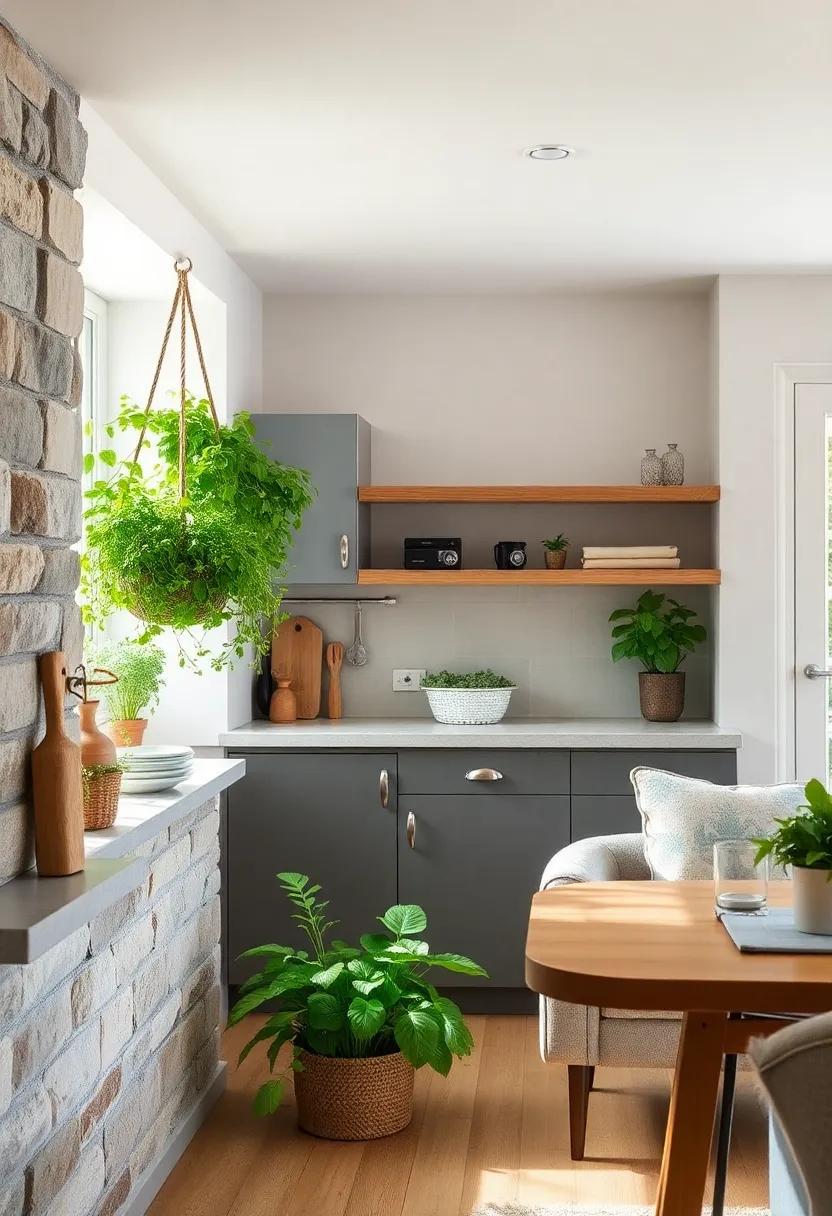 Hanging Herb Garden: Hang a⁤ vertical herb garden near your ‍window for ‍easy ​access‍ to fresh ingredients and a⁤ delightful interior⁣ green touch