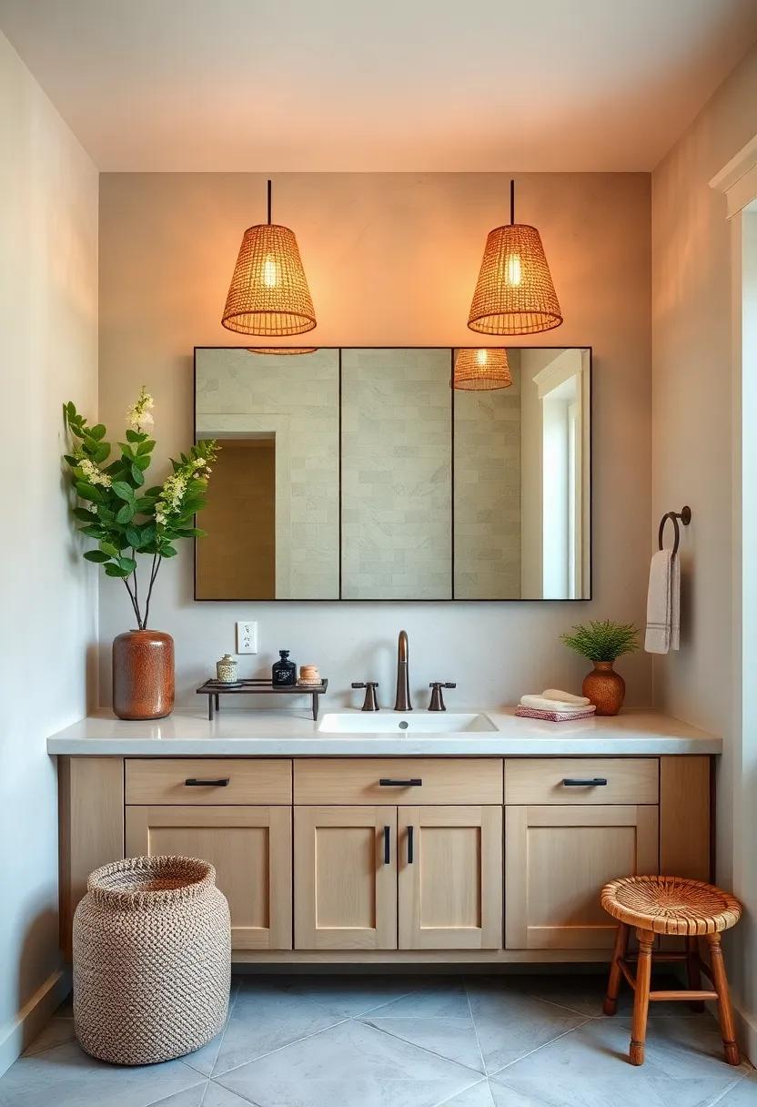 Woven ⁤Rattan​ Lamp Shades: Opt for‍ rattan‌ lampshades that provide an organic feel, softening the⁤ lighting and‌ enhancing the farmhouse ‍vibe