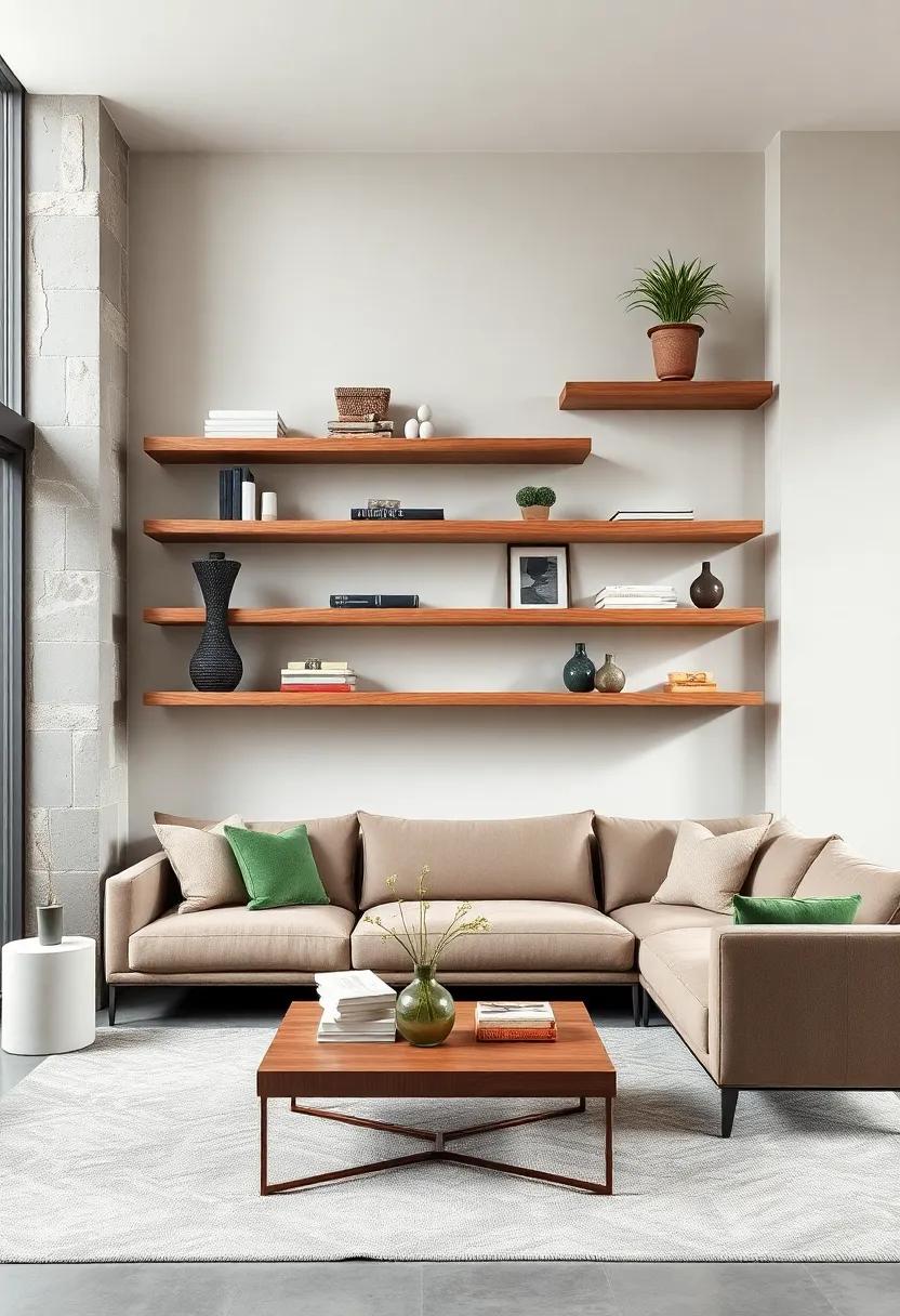 Large and In Charge: Opt for oversized ⁤floating shelves that grab attention and provide ample space for ⁢all your ‌decorative needs