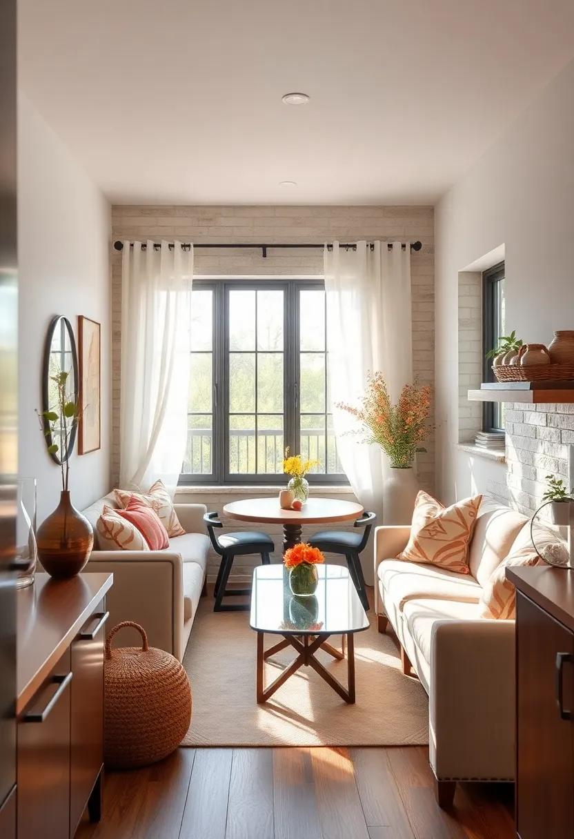 Frame windows with sheer curtains to allow natural light and create a bright, airy feel in your nook