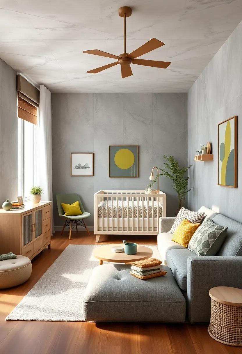 Blend Grey and Olive with Accents of Bright Colors⁢ for Fun Pops