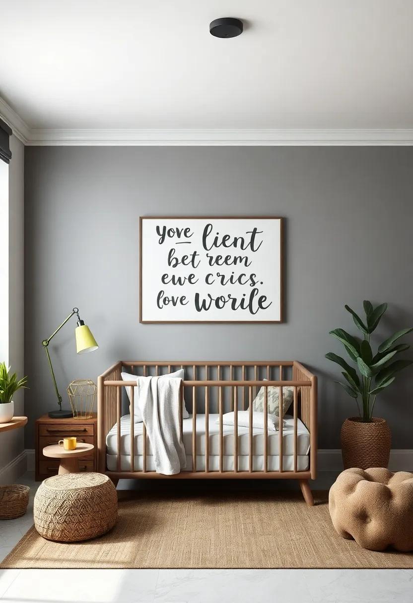 Motivate with Inspiring Quotes​ in Fun ‌Typography against Grey Walls