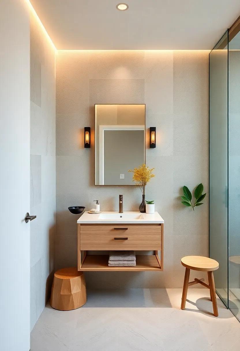 Compact Solutions: For smaller guest bathrooms, utilize a compact design that maximizes functionality without sacrificing style