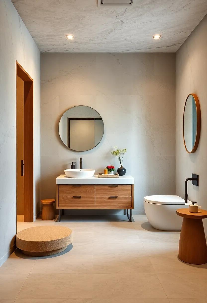 Eco-friendly Choices: Create an eco-conscious vanity using sustainable materials and fixtures, making your space beautiful and environmentally friendly