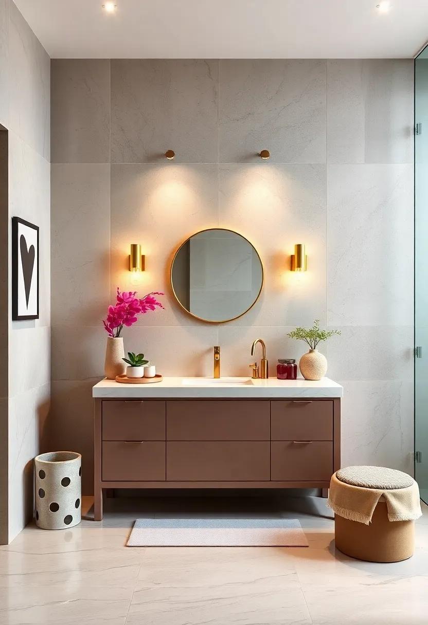 Shimmering Finishes: Experiment with glossy finishes, such as high-gloss paint, to create a chic, polished look that reflects light beautifully