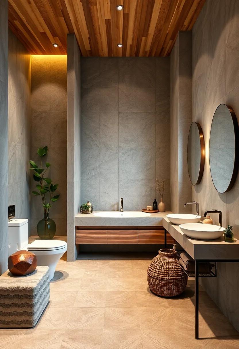 Spa-inspired Retreat: Incorporate natural elements, such as bamboo or stone, to create a relaxing, spa-like atmosphere for your guests