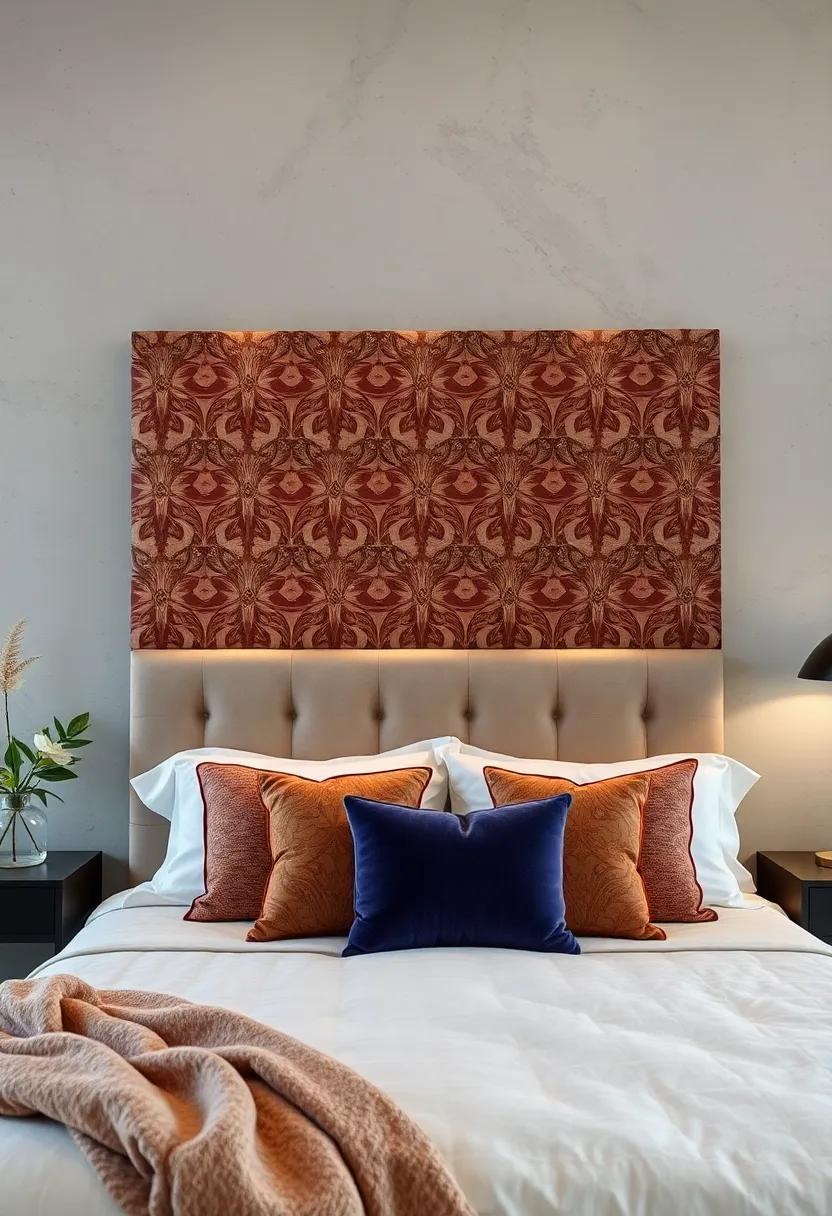 Elegant Quilted Patterns: Embrace the classic charm of a‍ quilted‌ headboard that introduces‌ texture and ‌softness, perfect for a ​quaint and inviting look