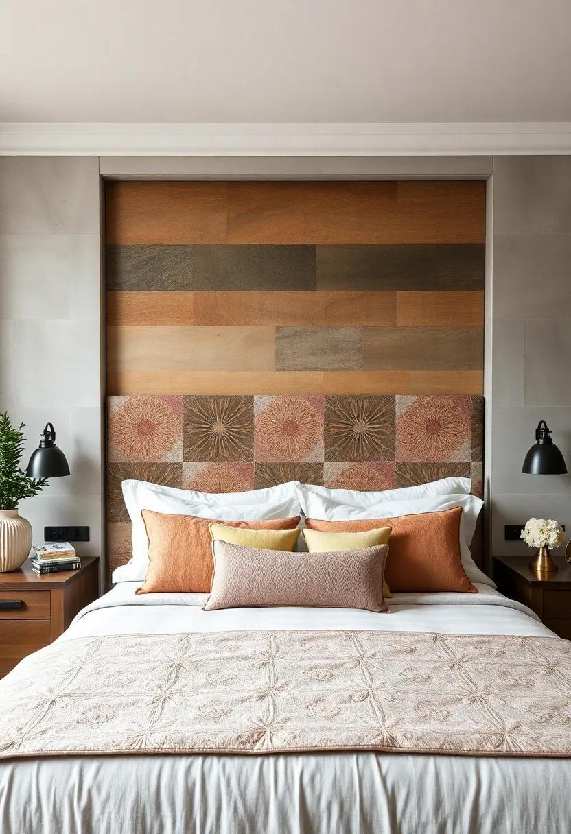 layered textures: Go for a headboard that combines various textures and patterns, creating‍ a visually⁣ rich‍ and ‍inviting focal ‍point that draws ⁣the eye