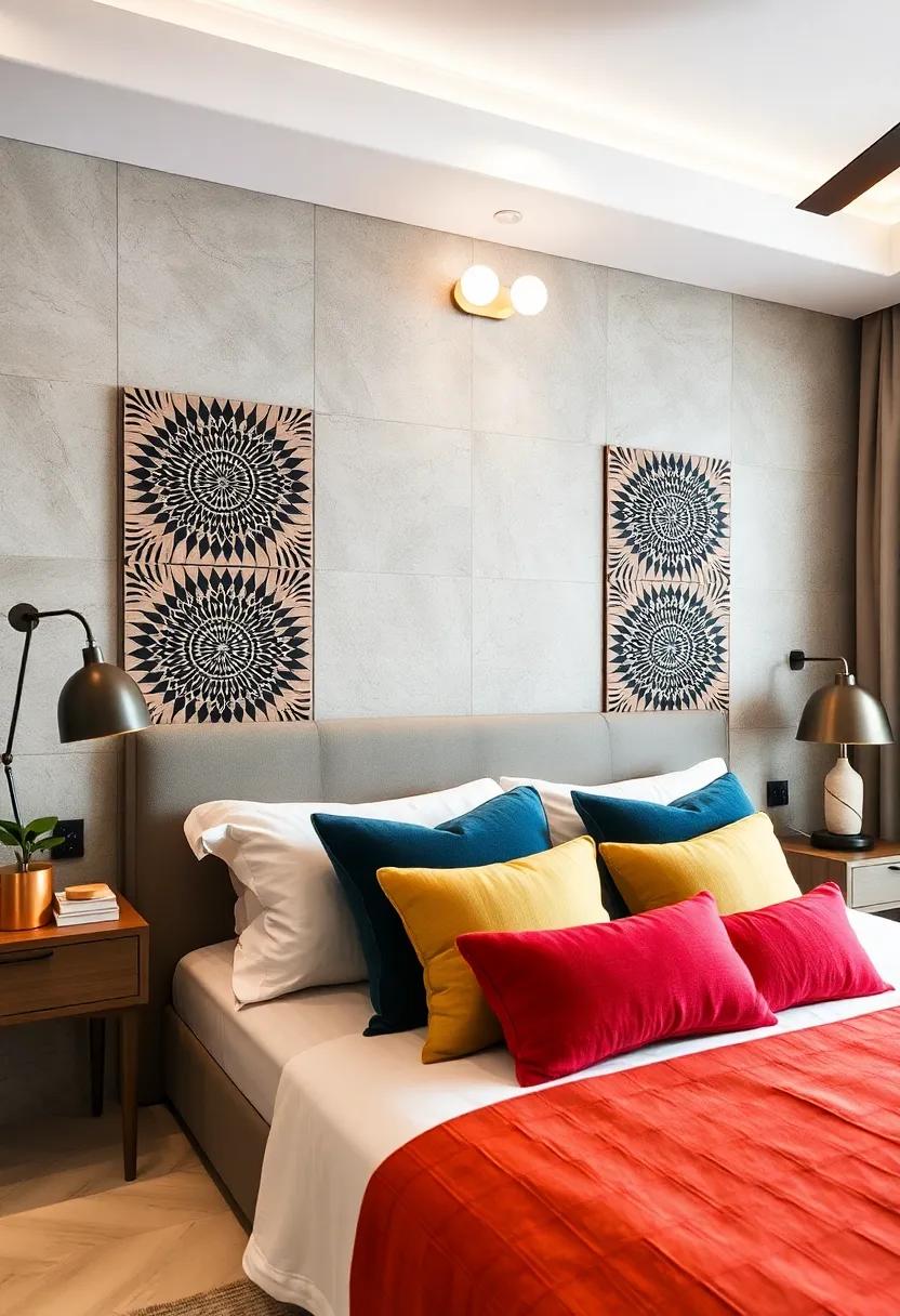 Mid-Century Modern Touches: Channel the style of the 60s with geometric patterns and bold colors that reflect the essence of mid-century modern design