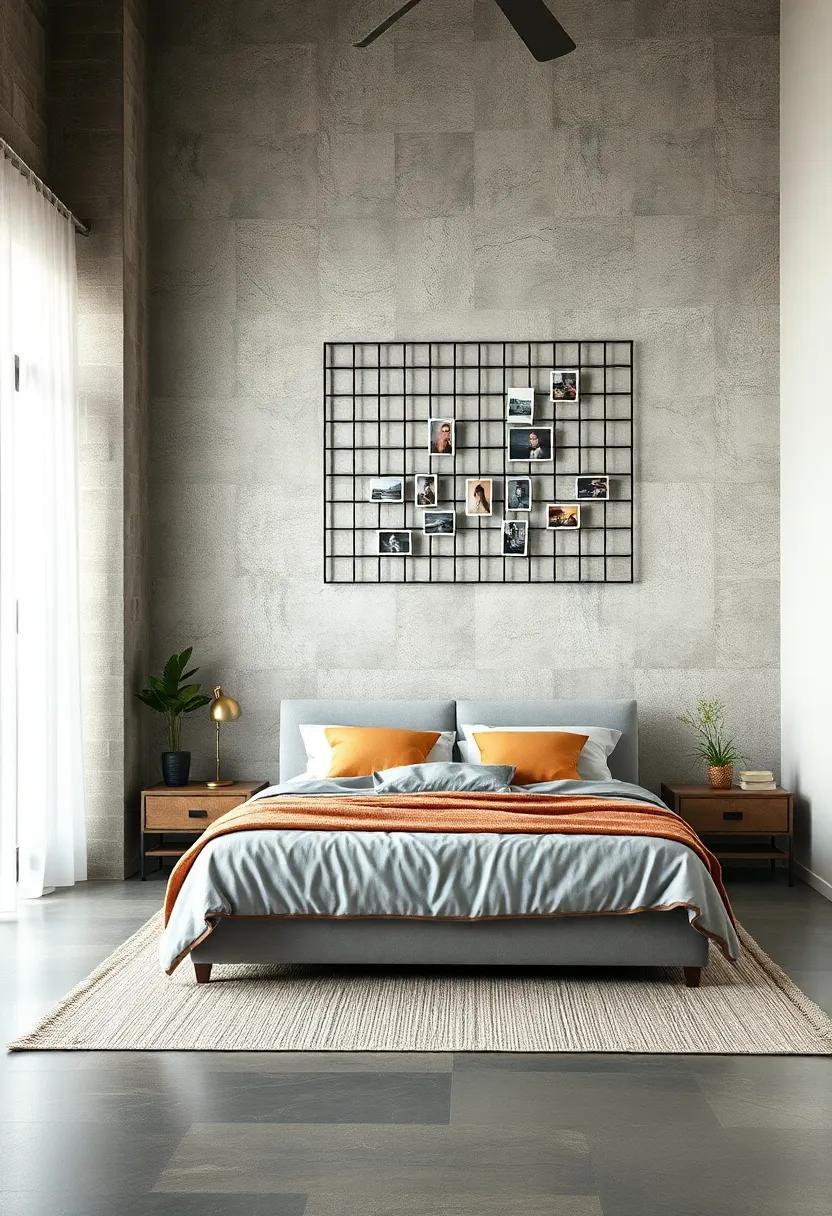 Metal Grid⁤ Art: Create a⁢ stunning focal ‌point with a metal grid wall art piece that showcases your favorite photos or decorative items,‌ adding a personal touch to your ⁣space