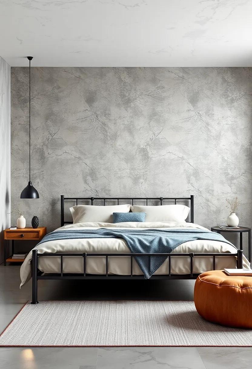 Minimalist Metal Bed Frames: Opt⁣ for a simple, low-profile metal bed frame that enhances the spaciousness of the room,⁣ allowing other decor elements to ⁣shine