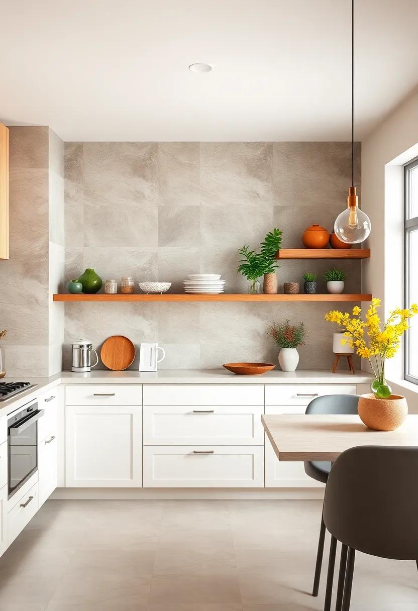 Add ⁢a Backsplash ‍with Built-in ‌Shelving for Stylish Storage