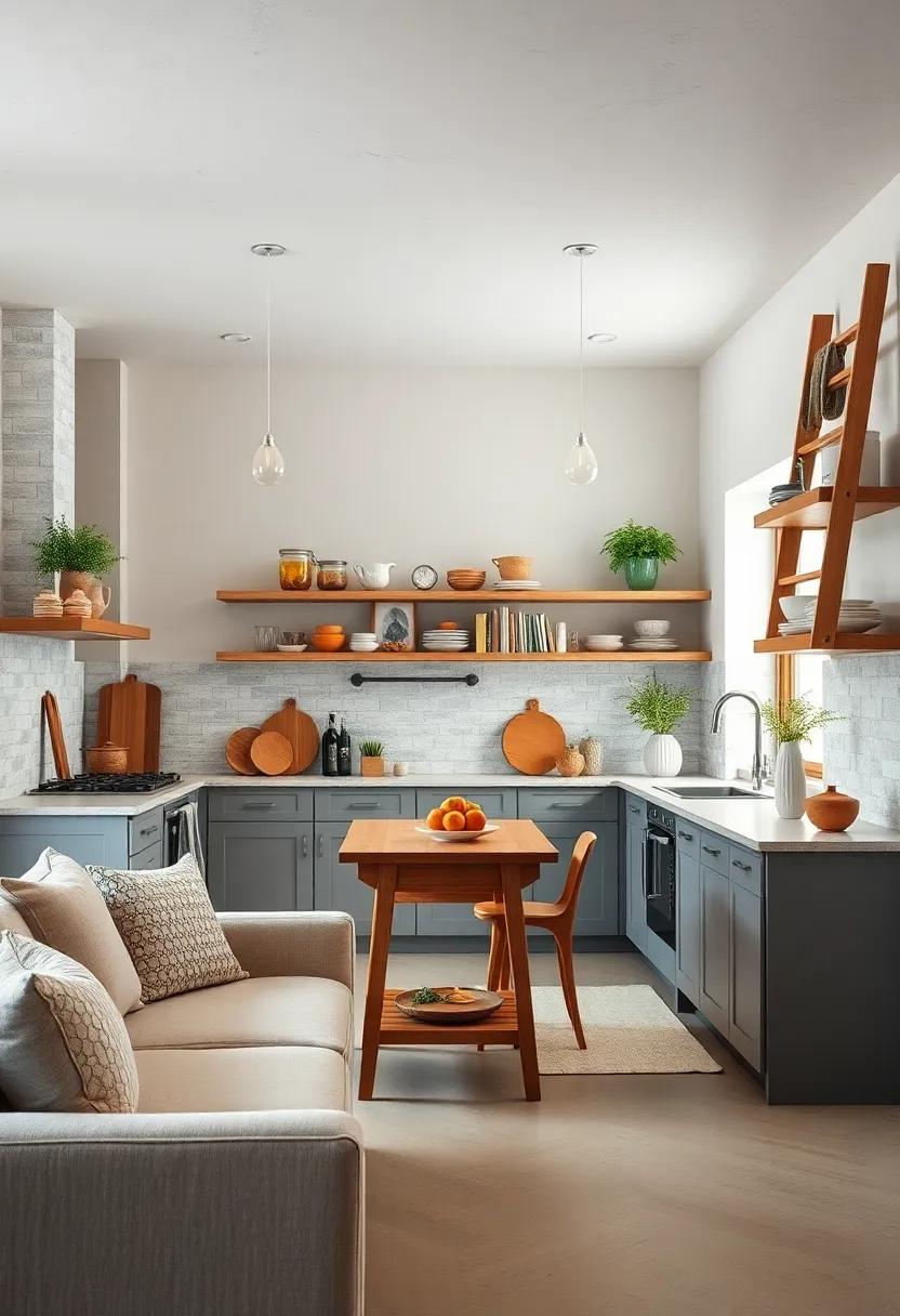 Use ⁢a Ladder Shelf to Showcase Cookbooks ⁣and Kitchen Gear