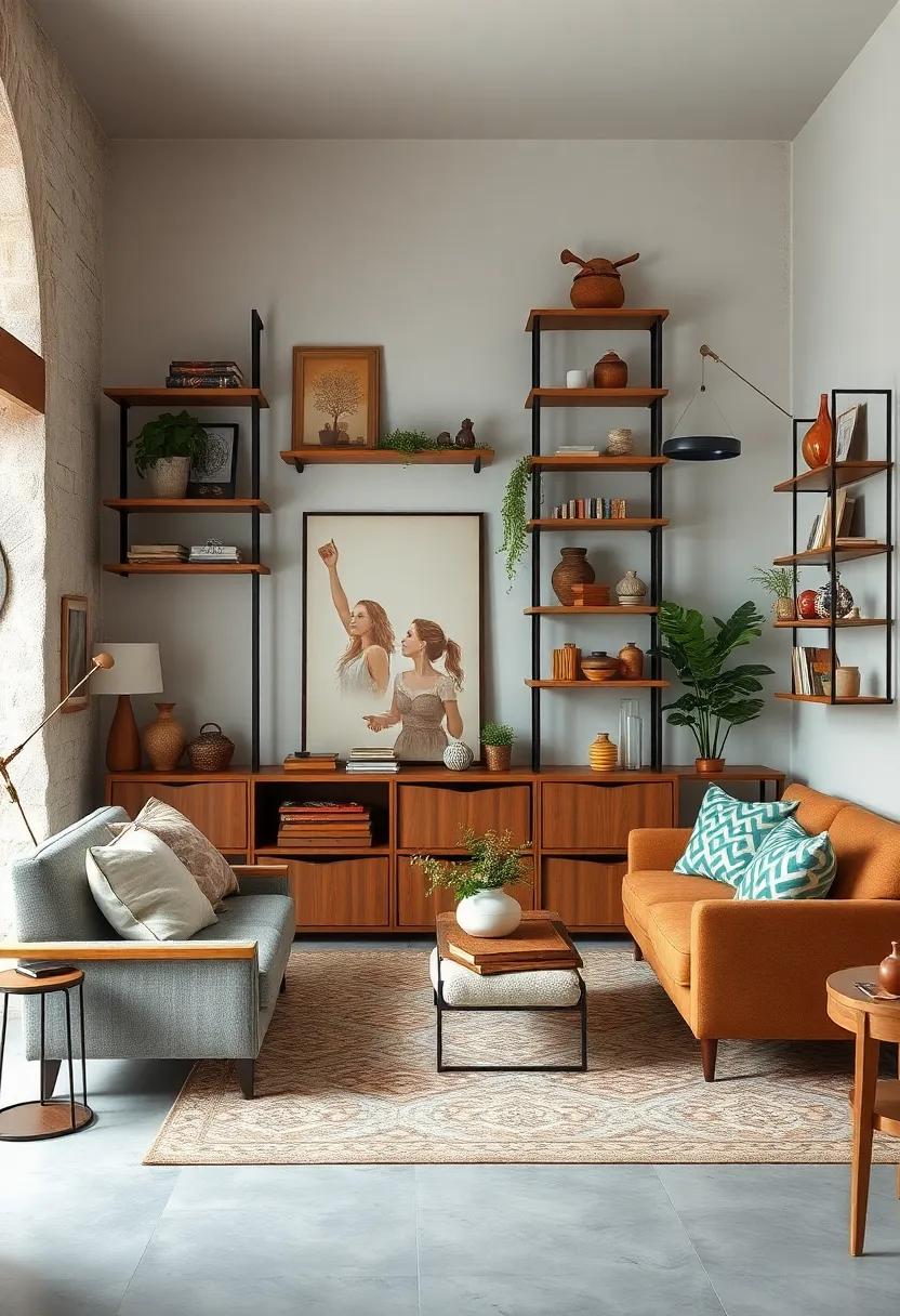 Vintage Finds: Incorporate vintage shelving units‌ to⁢ add character and charm to your space, ​pairing perfectly with eclectic decor for⁤ a cozy vibe