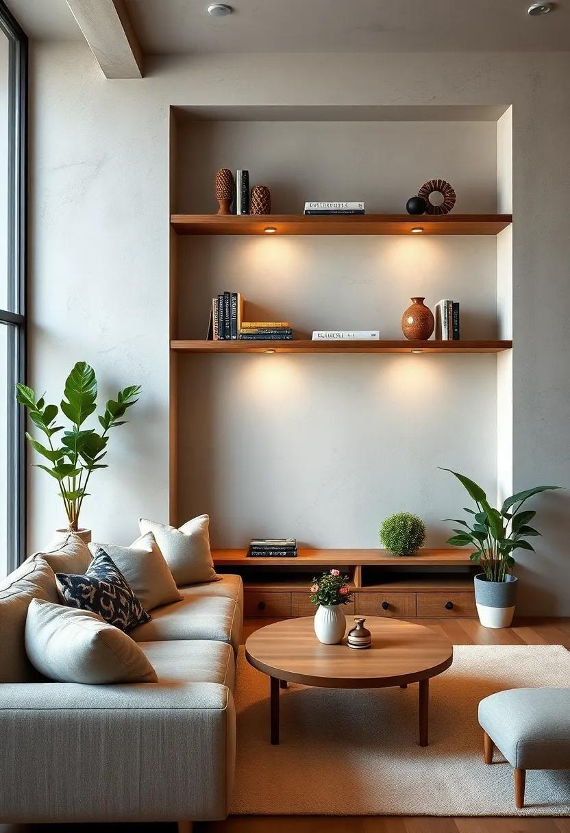 Slatted Designs: Introduce slatted shelves that offer both functionality and ventilation, perfect for displaying books and decorative objects without a cluttered appearance