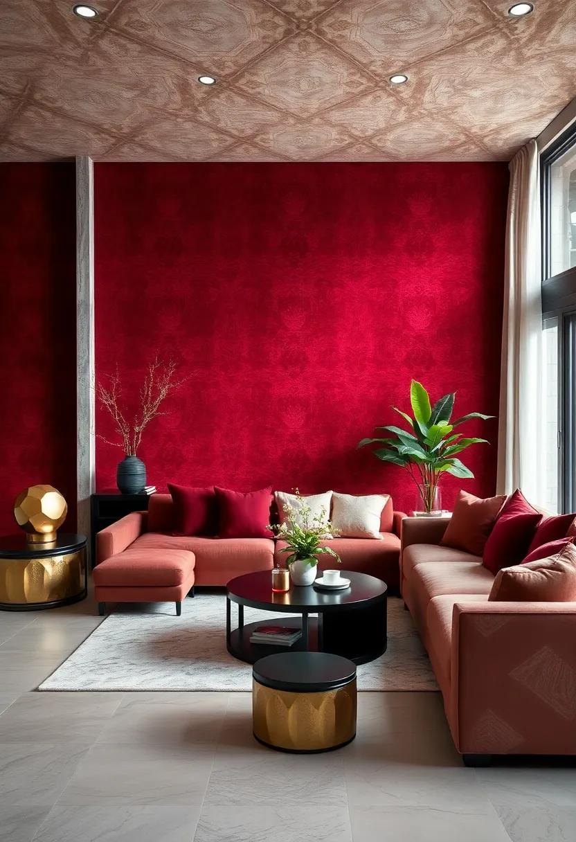 Romantic Ambiance: Deep burgundy velvet⁢ creates a romantic ⁣atmosphere, perfect for cozy nights in or intimate gatherings with loved ones