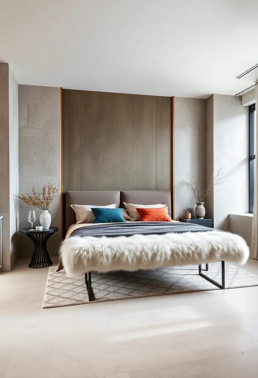 The Glamorous ⁤Faux Fur​ Bench ​– Soft and sumptuous, this ⁤faux fur bench creates an inviting atmosphere, perfect for ⁢adding⁣ a plush touch to modern interiors