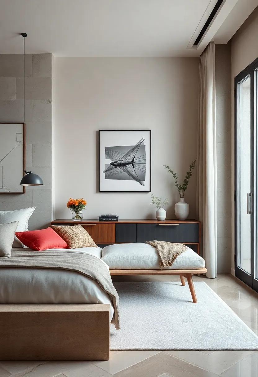 The Mid-Century Modern Bench ‌– Characterized by simple lines and functional design, this​ mid-century piece provides a stylish nod to retro aesthetics