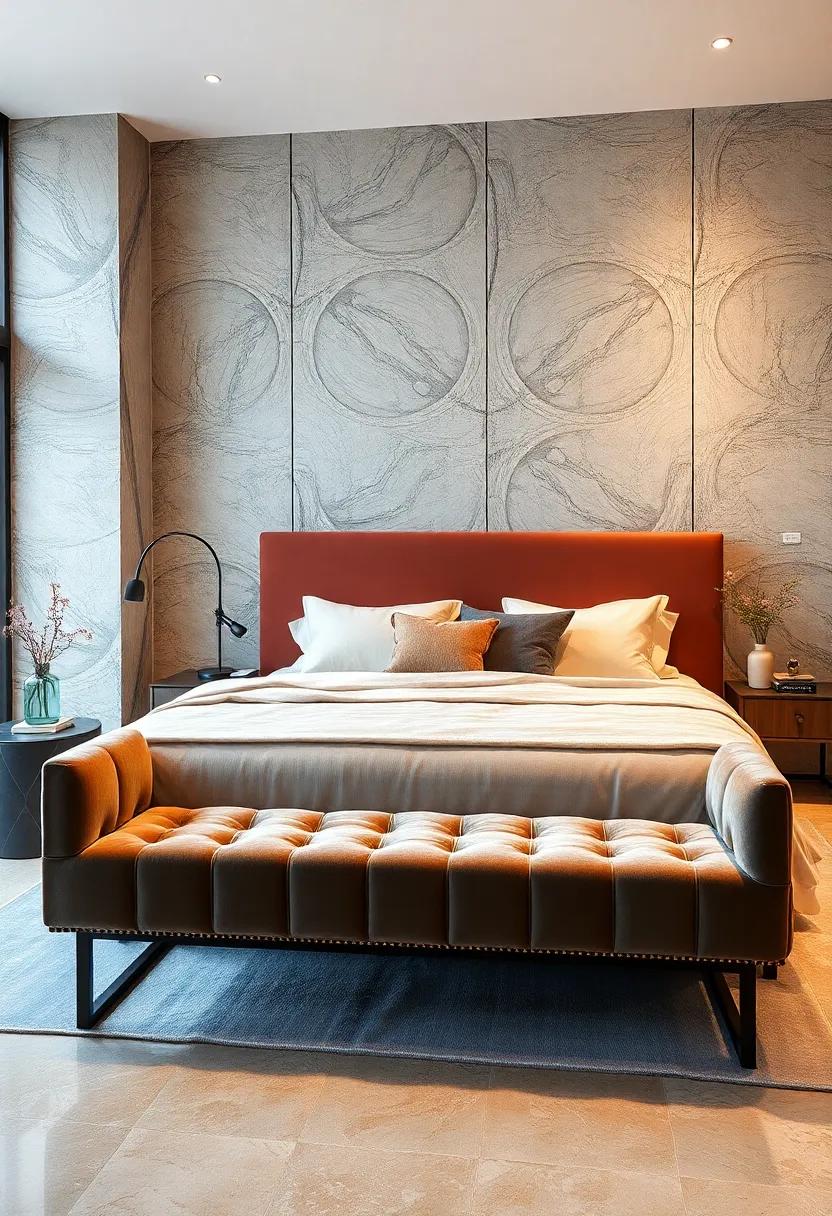 The Velvet⁣ Majesty ‍Bench – adorned with rich, plush velvet, this bench brings a tactile extravagance that invites you to indulge in its comfort